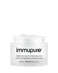 Immupure Colostrum Anti-Aging Night Cream for face, neck and décolleté, open jar