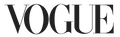 Black 'VOGUE' logo on a transparent background