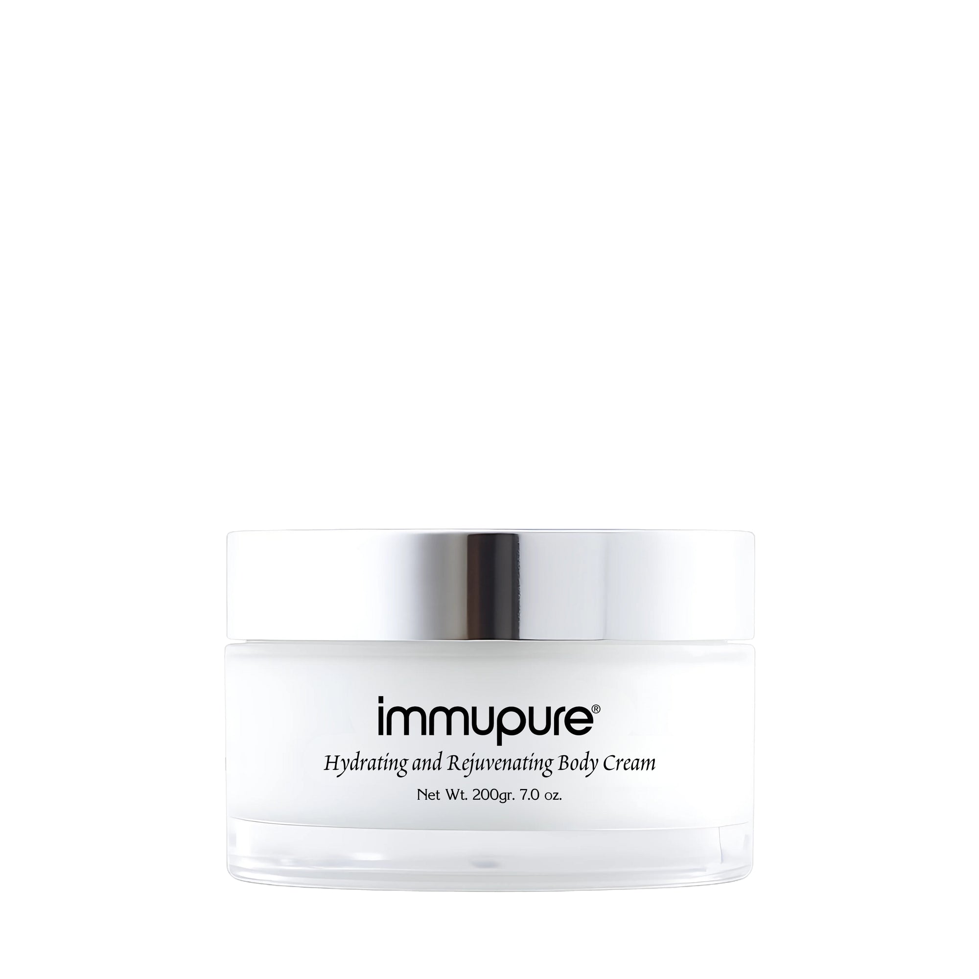 Immupure Colostrum Anti-Aging Firming Body Cream for dry, crepey skin, closed jar